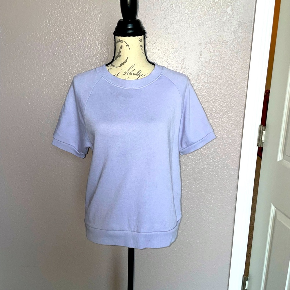 FOREVER21 Lavender colored short sleeved sweatshirt